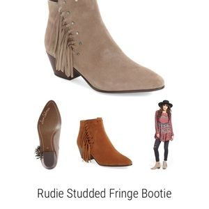 Sam Edelman booties fringe